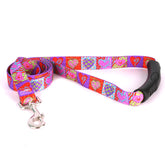 Crazy Hearts EZ-grip Dog Leash